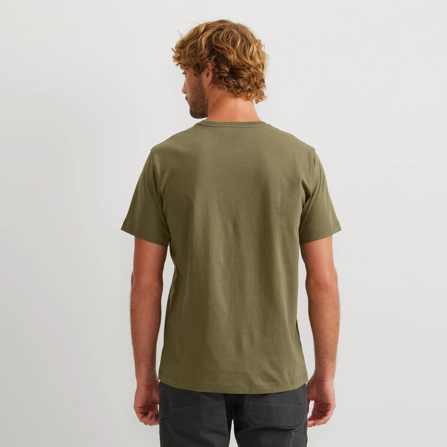 Men's Legend Wash 100% Cotton Short-Sleeve Pocket T-Shirt-Alder-Regular-5