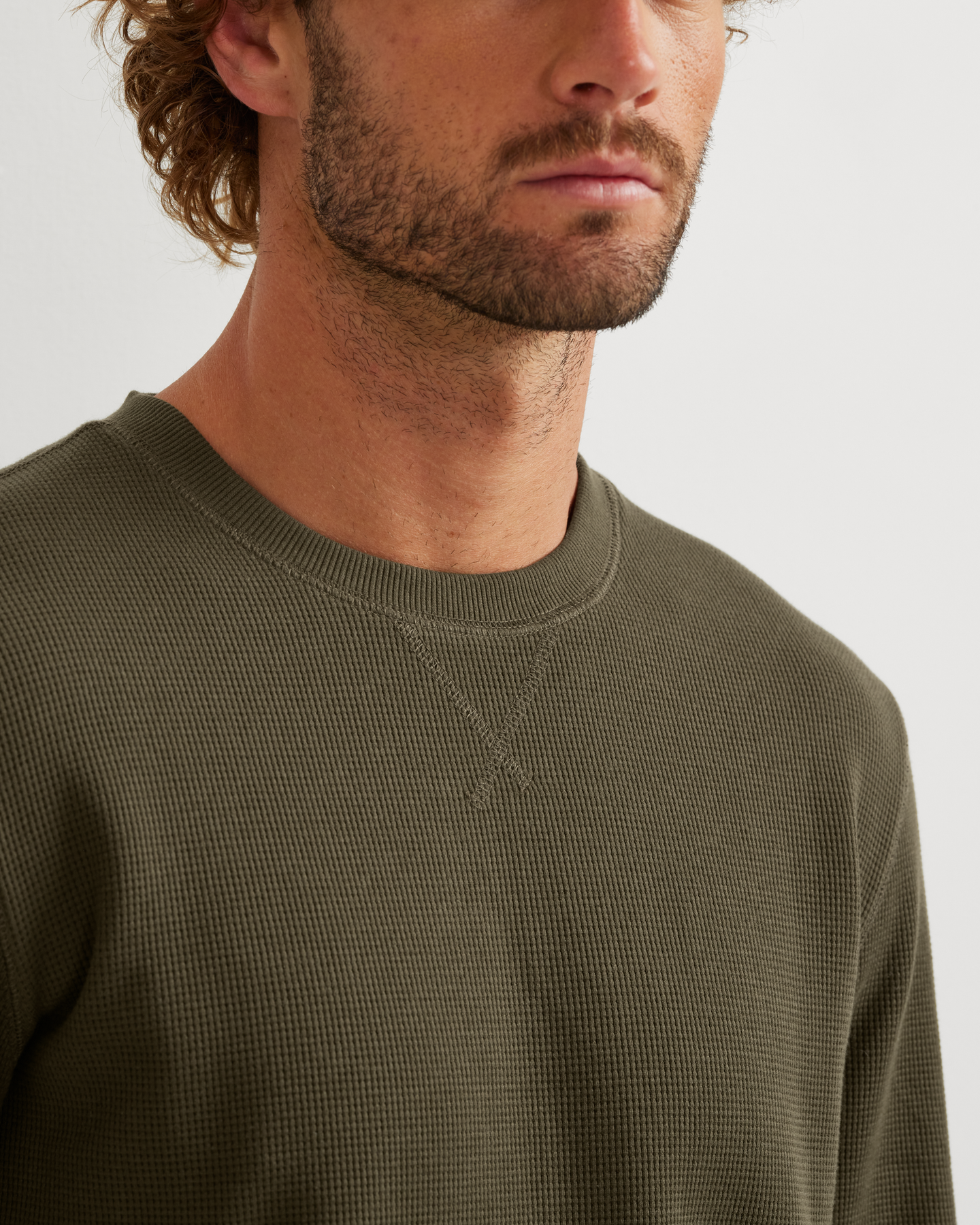 Men's Eddie's Favorite Ultrasoft Thermal Crew-Dk Fatigue-Regular-15