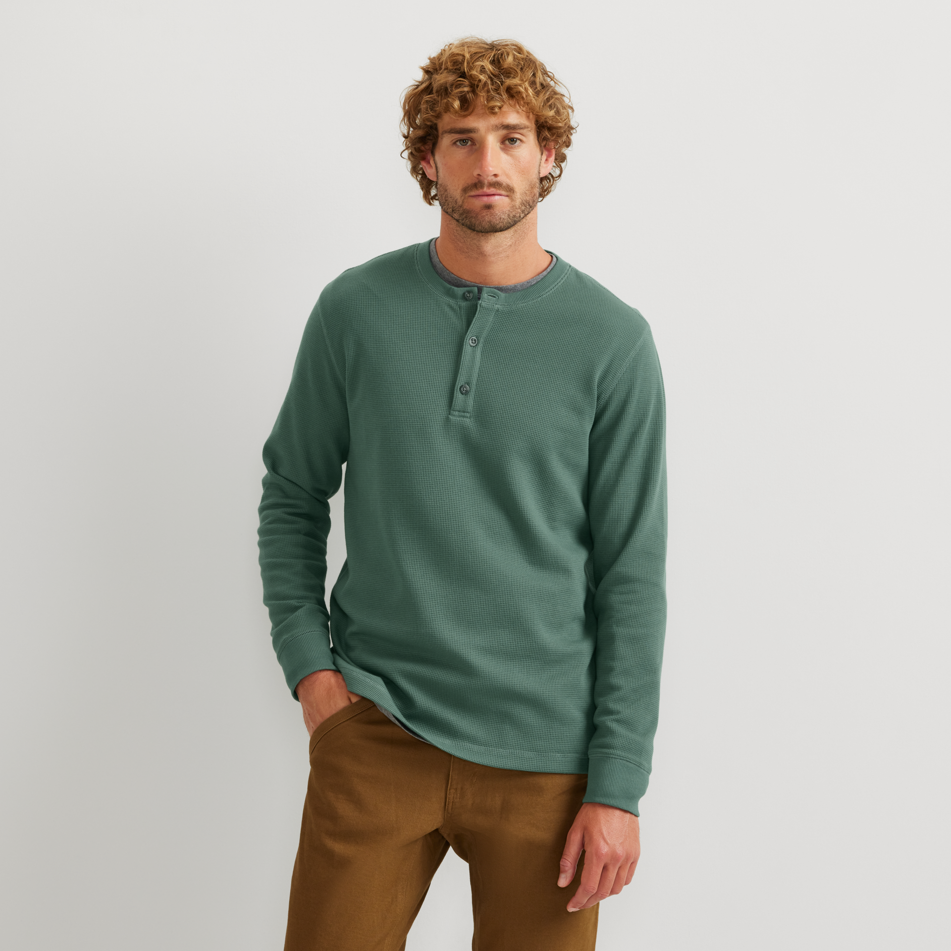 Eddie Bauer Men's Eddies Favorite Thermal Henley
