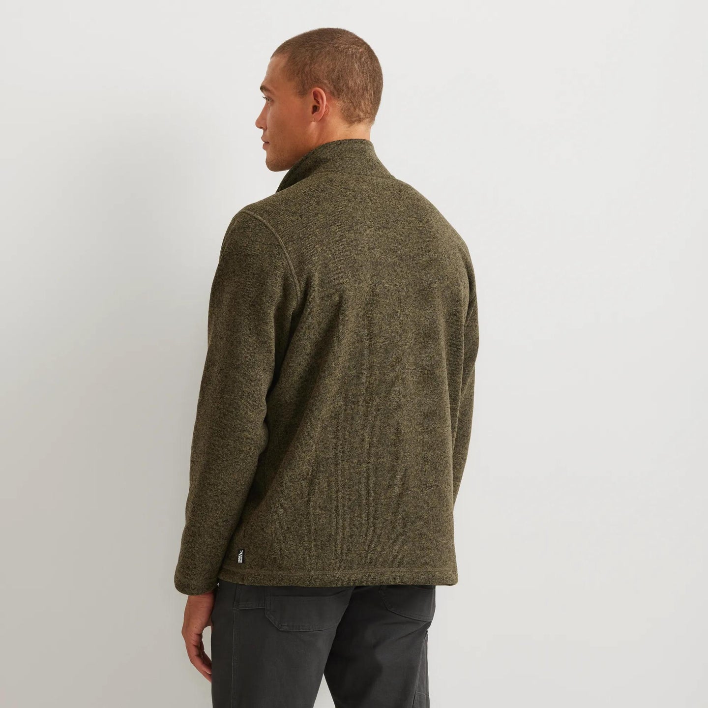 Men's Radiator Fleece 2.0 Snap Mock Pullover-Dk Fatigue-Regular-9