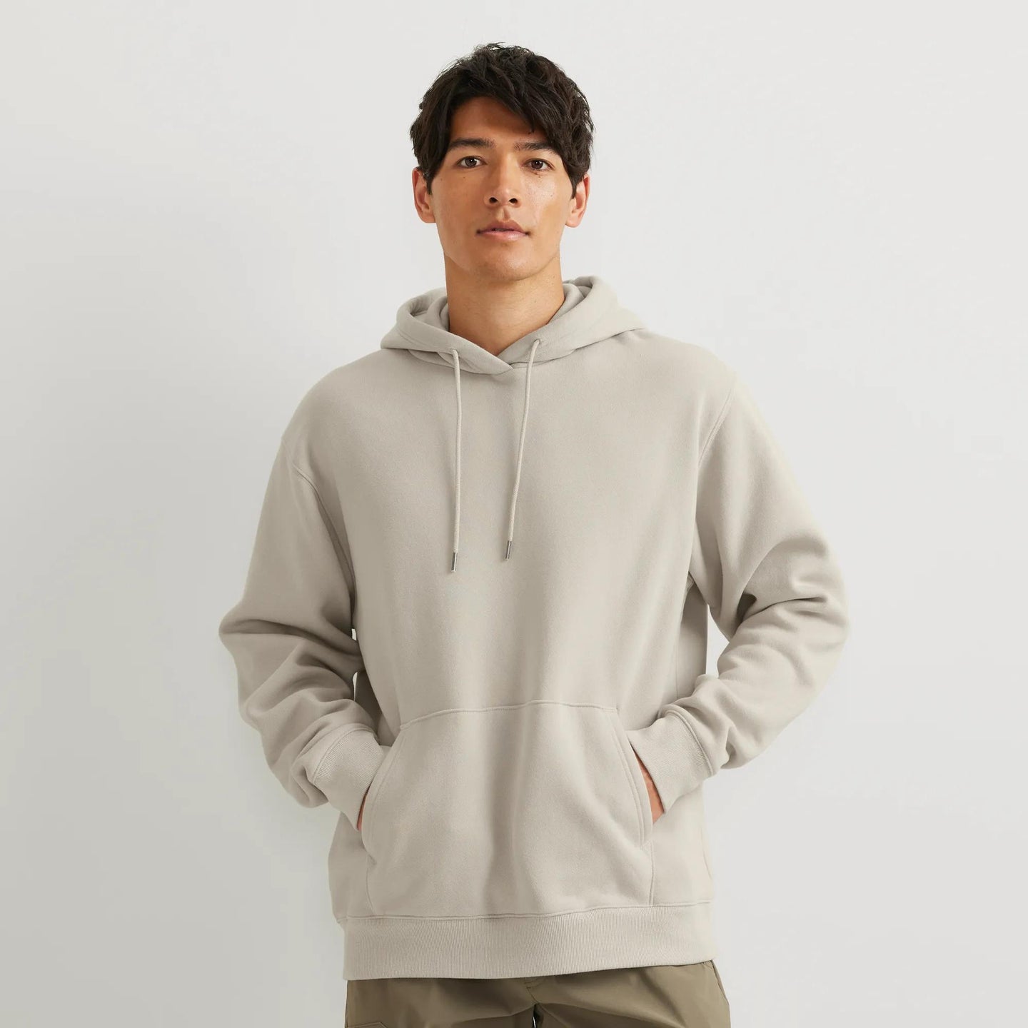 Men's Vintage Soft Pullover Hoodie-Pumice-Regular-1