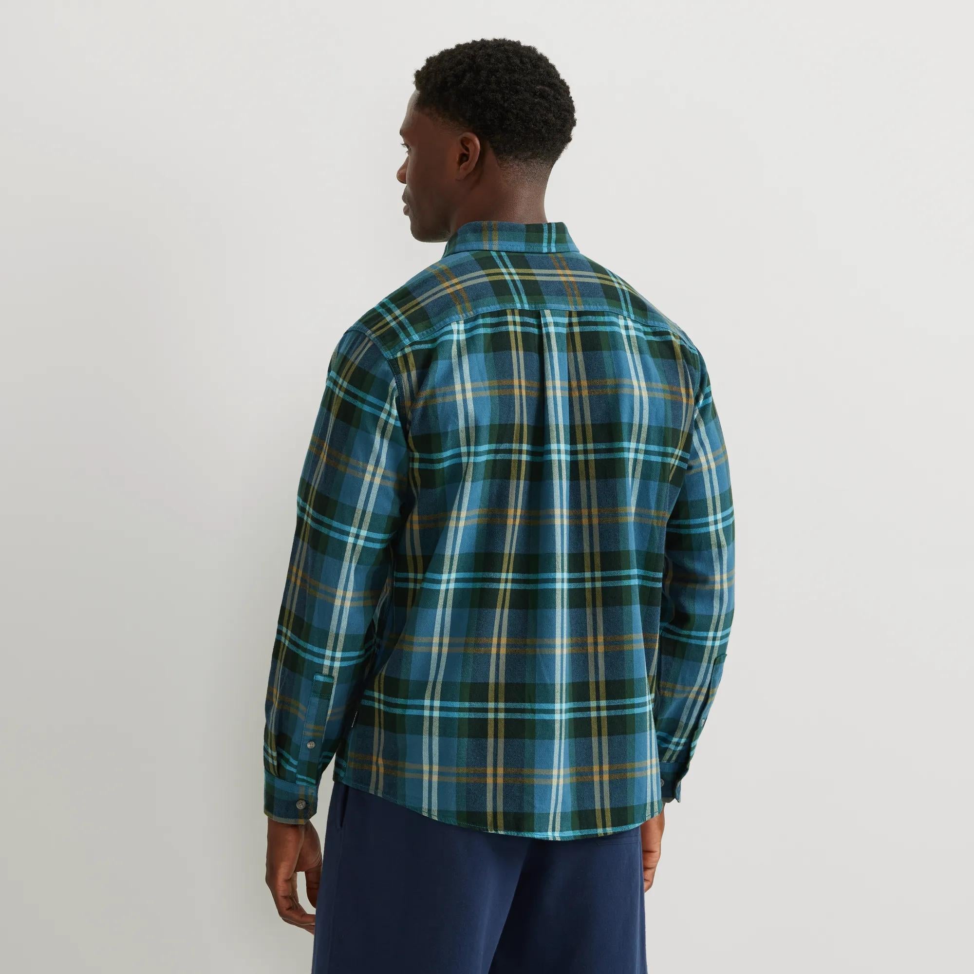Eddie Bauer Men's LS Classic Eddie's Favorite Fl