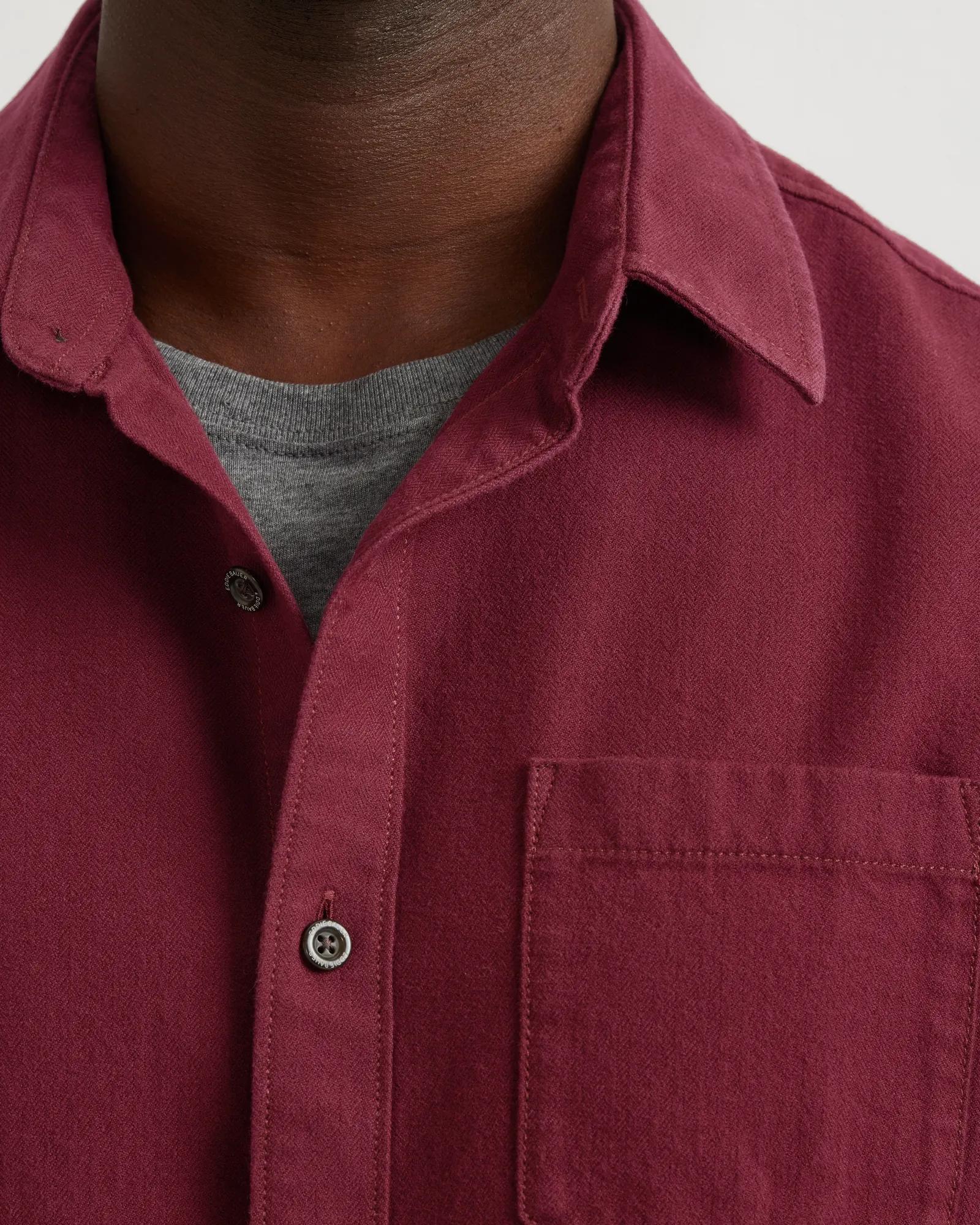 Eddie Bauer Men's LS Classic 1 Pocket Eddies Favoritef
