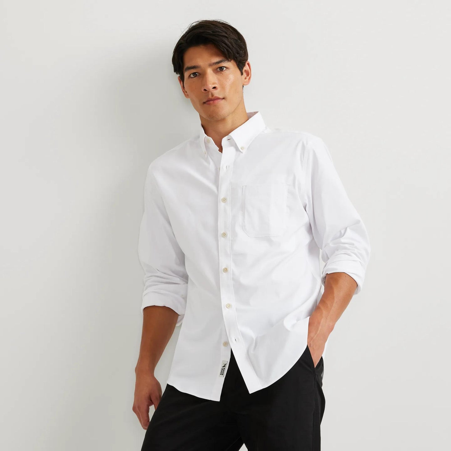 Men's Voyager Flex Long-Sleeve Shirt-White-Regular-12