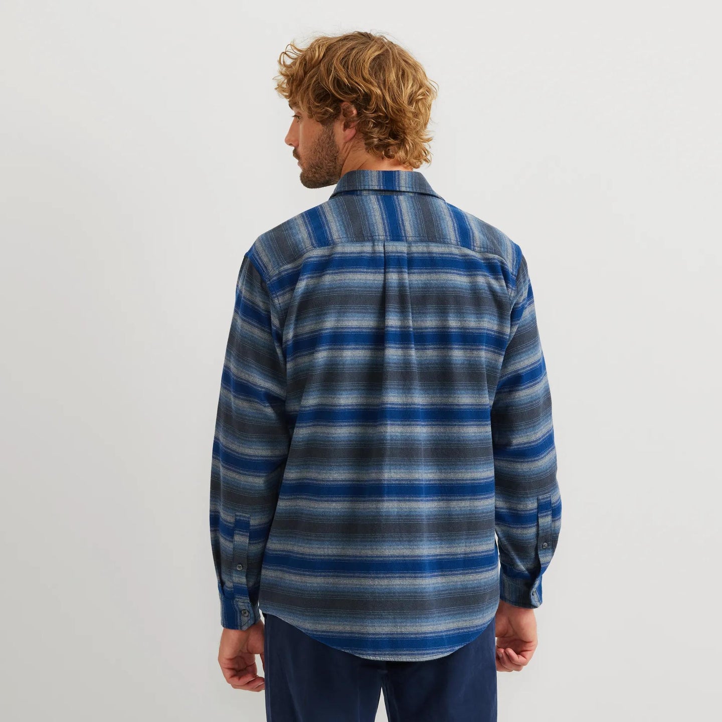 Men's Eddie's Favorite Flannel Relaxed Fit Shirt - Plaid-Dusty Blue-Regular-9