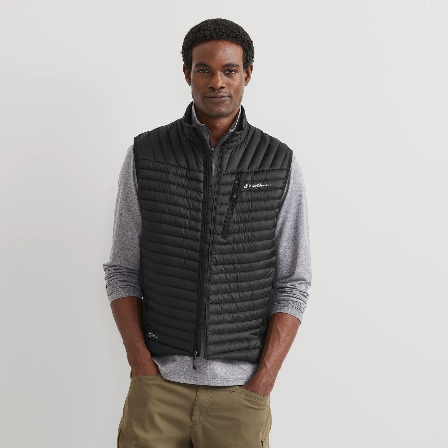 Men's MicroTherm® 2.0 Packable Down Vest-Black-Regular-2