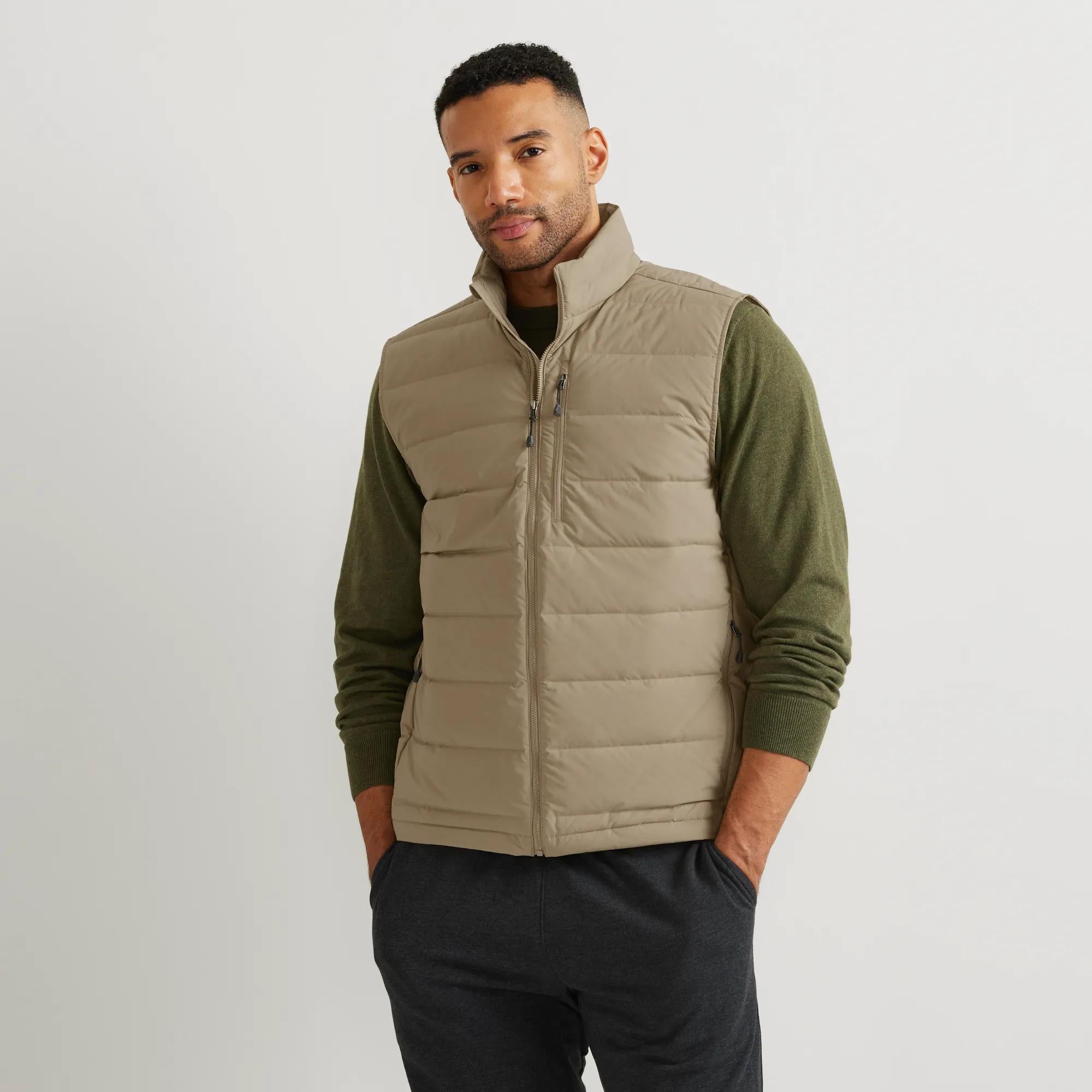 ジャケット・アウター Eddie Bauer Down Vest Eddie Bauer Men's EB Stretch Down Vest