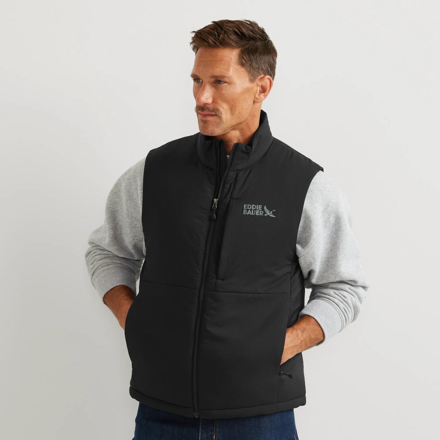 Men's Astro-Air Insulated Vest-Black-Regular-1