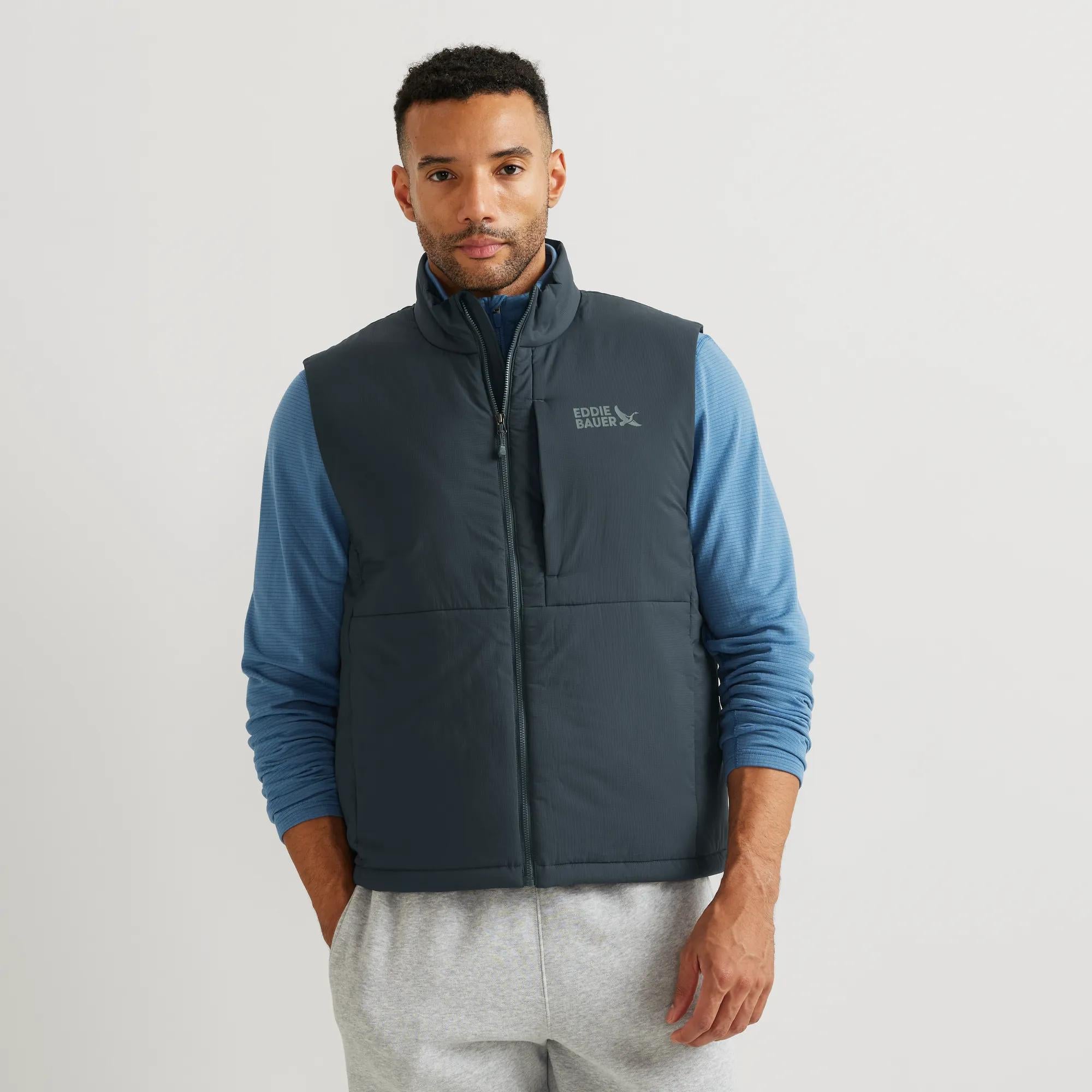 (Taro) Eddie Bauer ダウンベスト L Eddie Bauer Men's Astro-Air Vest
