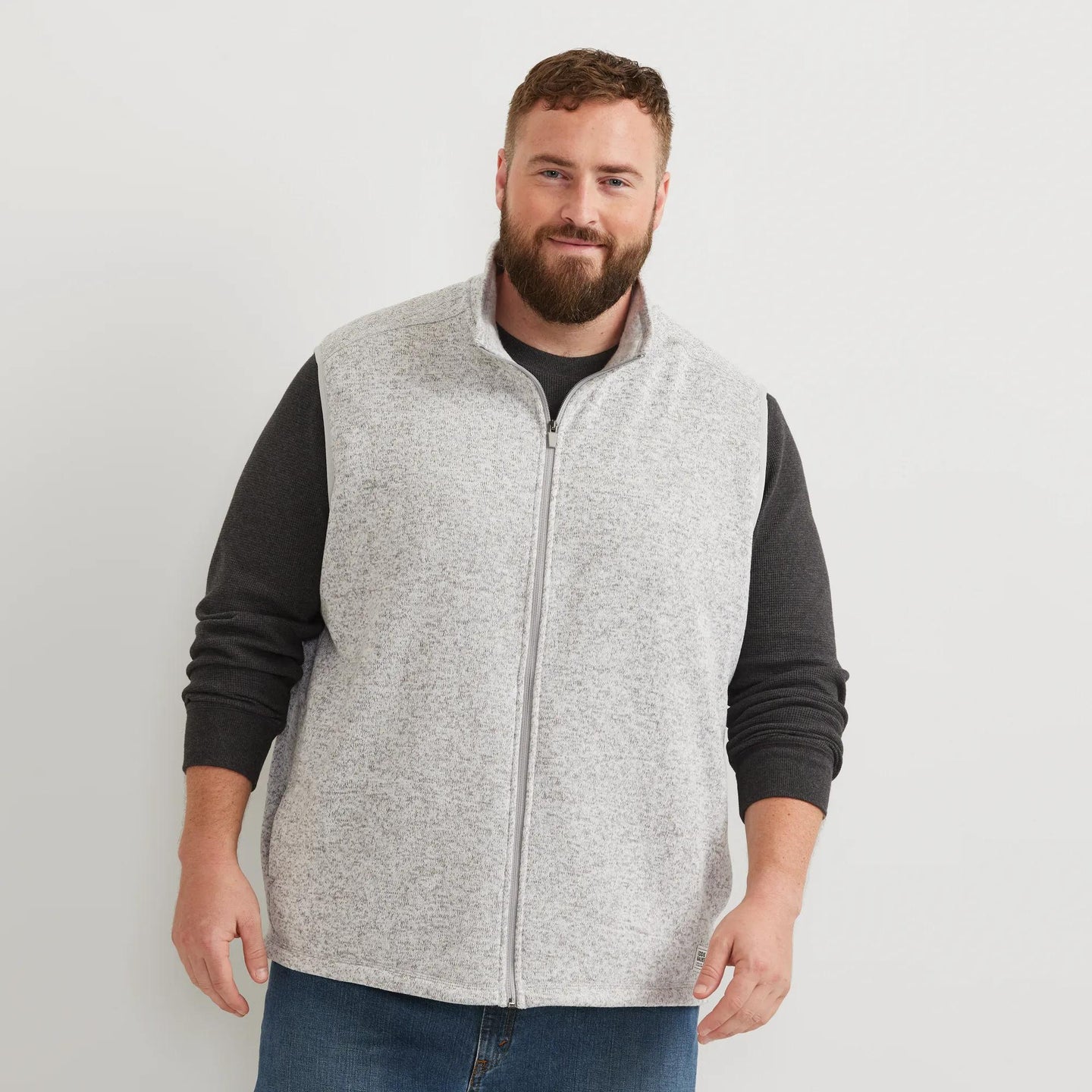 Men's Radiator 3.0 Fleece Vest-Lt Gray-Regular-1