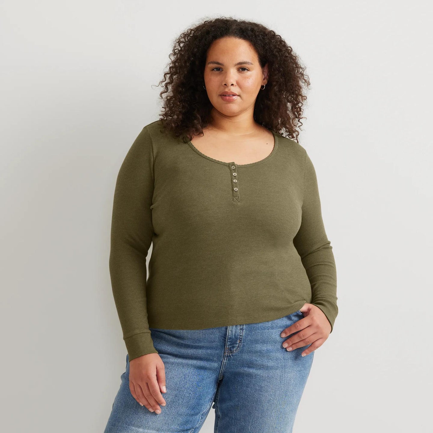 Women's Infinity Thermal Henley-Alder-Plus-19