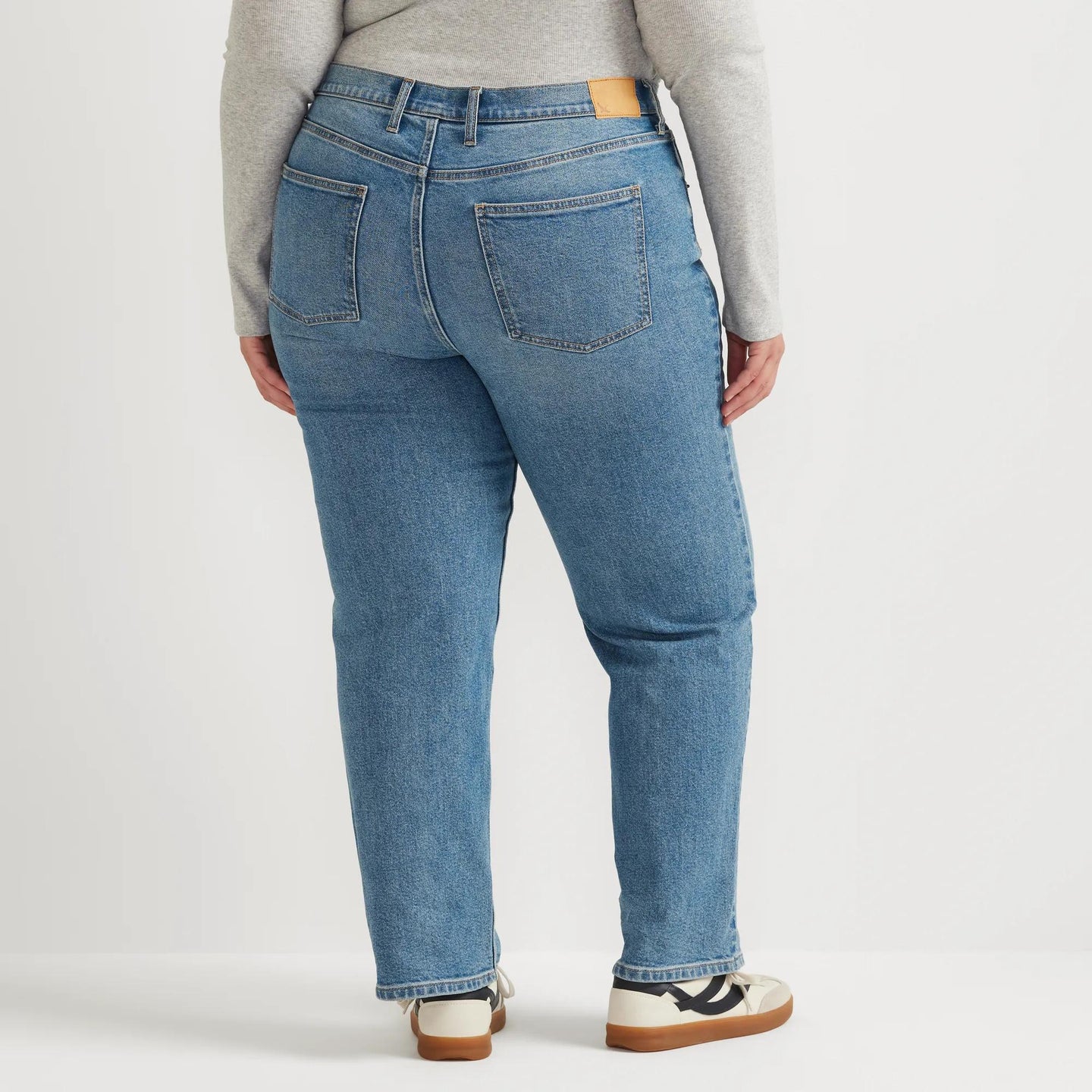 Women's Authentic High-Rise Straight Leg Jeans-Vintage-Plus-15