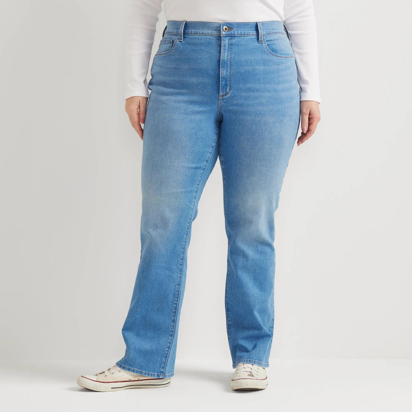Women's Venture Stretch High-Rise Bootcut Jeans-Creek-Plus-11