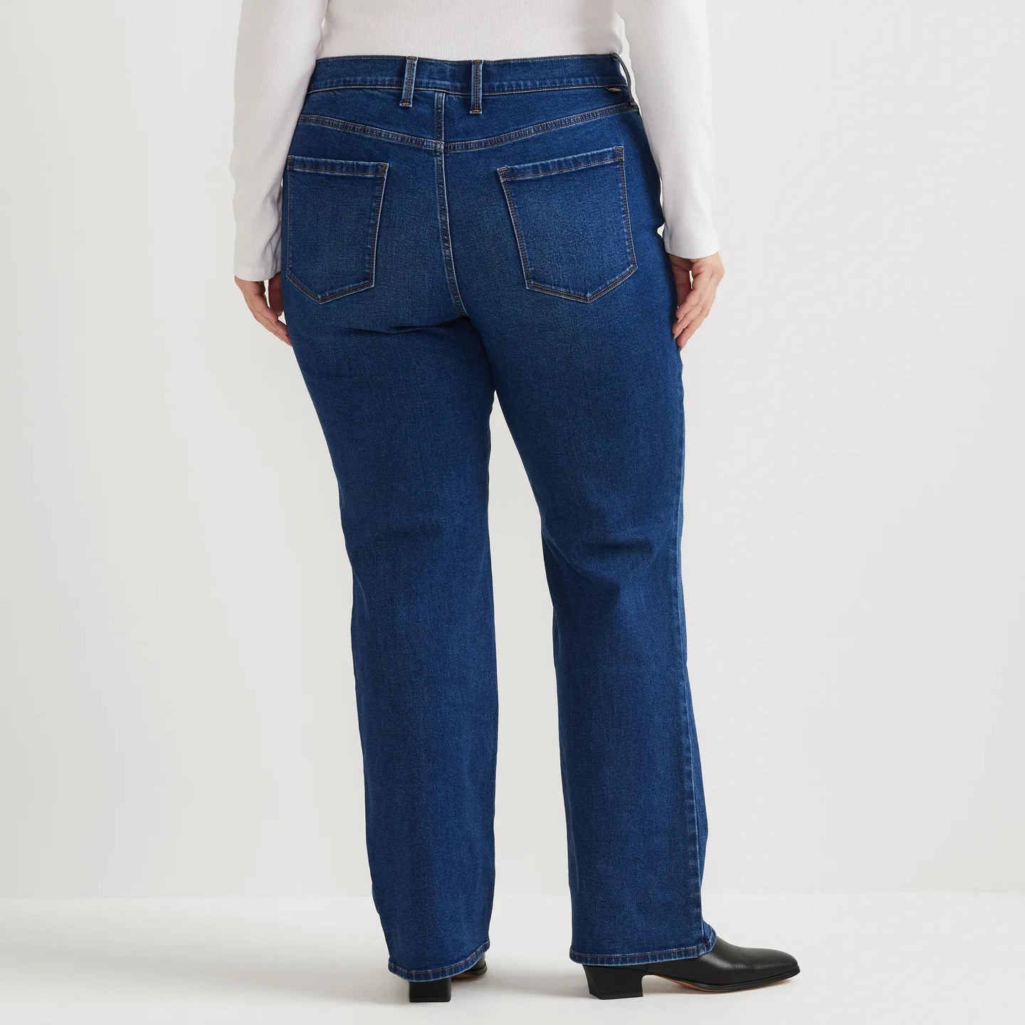 Women's Venture Stretch High-Rise Bootcut Jeans-Lake-Plus-9