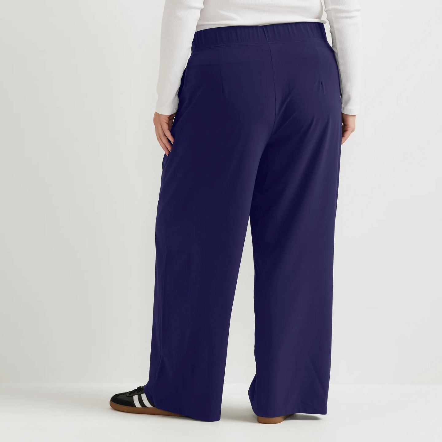 Women's Departure High-Rise Wide Leg Travel Pants-Atlantic-Plus-12