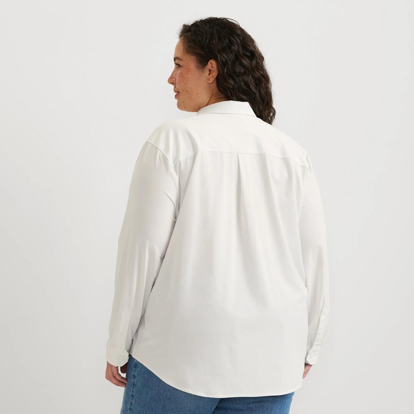 Women's Departure 3.0 LS Shirt-Snow-Plus-17