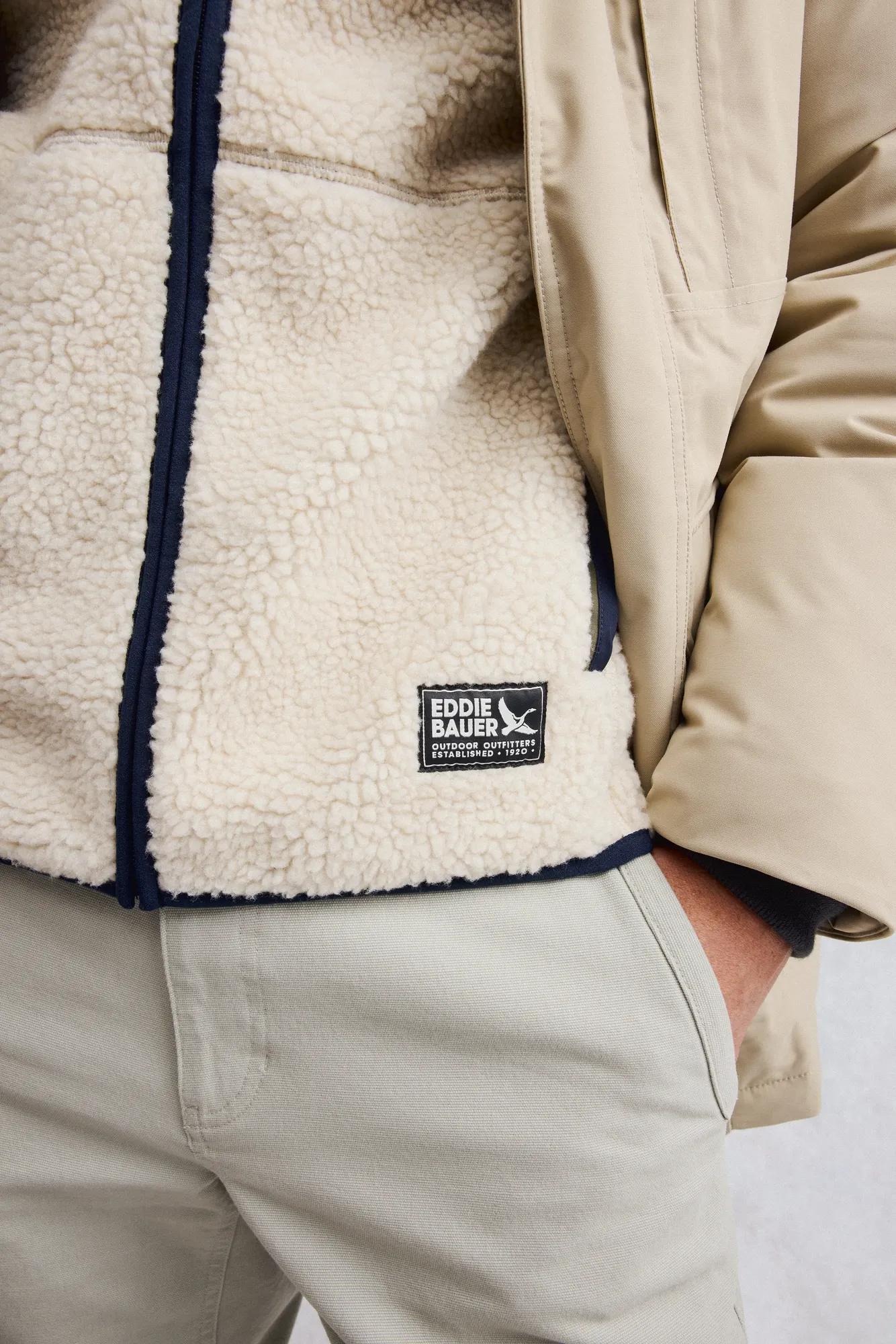 Men's Superior Down Waterproof Hooded Parka-Light Khaki-Regular-7