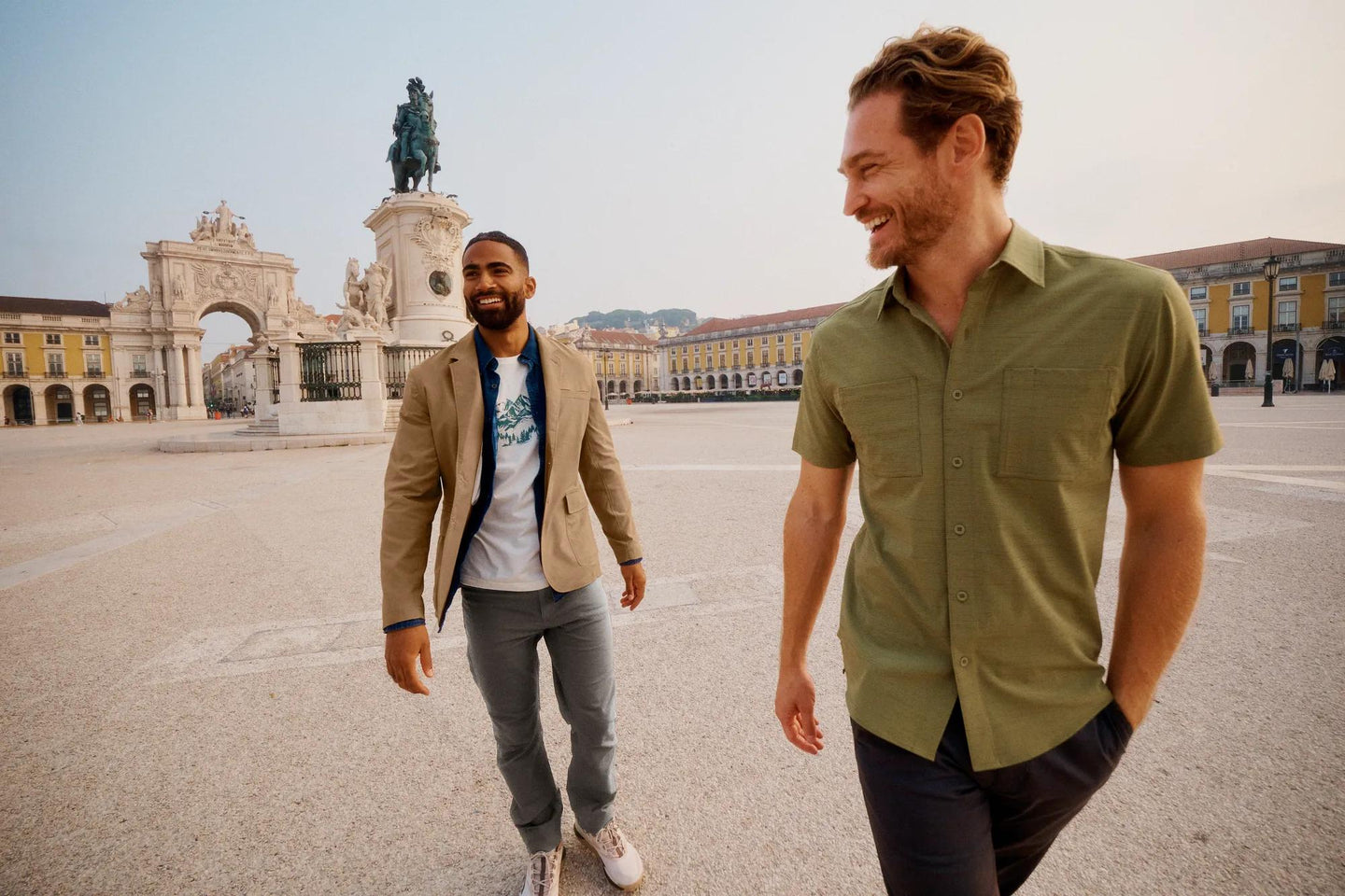 Men's Ultimate Voyager Travel Blazer-Dk Khaki-Regular-11