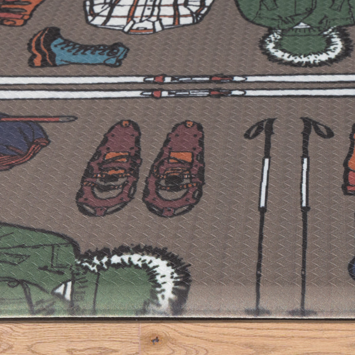 Anti-Fatigue Holiday Winter Sportswear Kitchen Mats