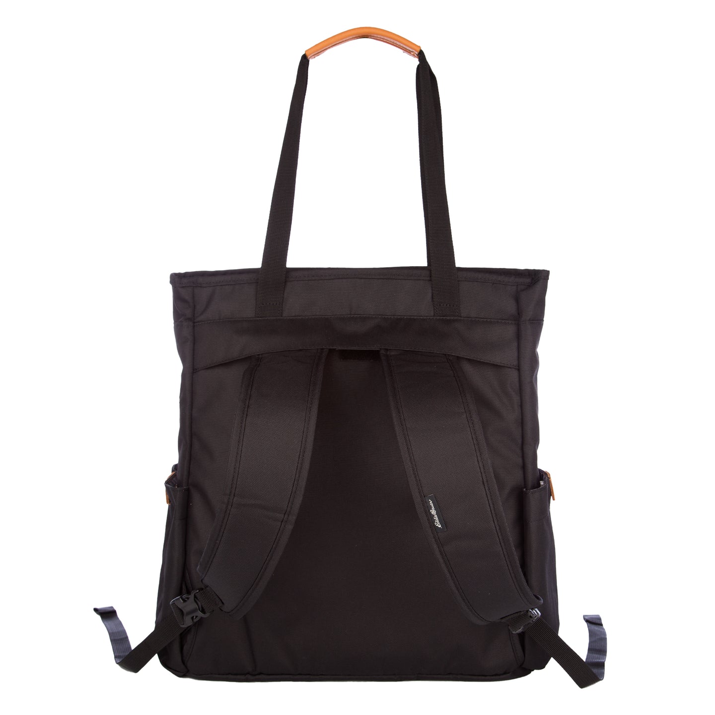 Bygone Recycled Backpack Tote-Black-3