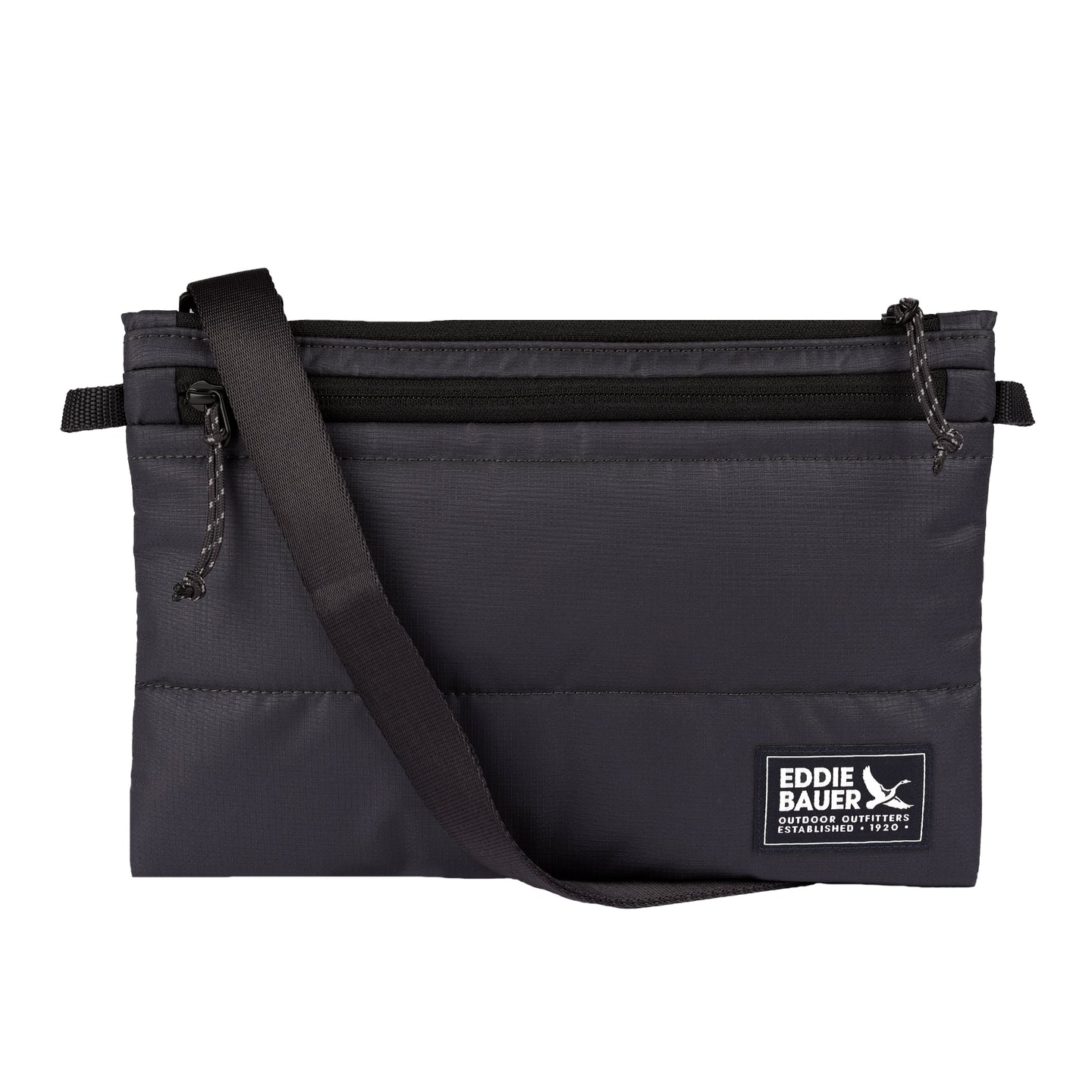 Ripstop Puffer Crossbody-Carbon-3