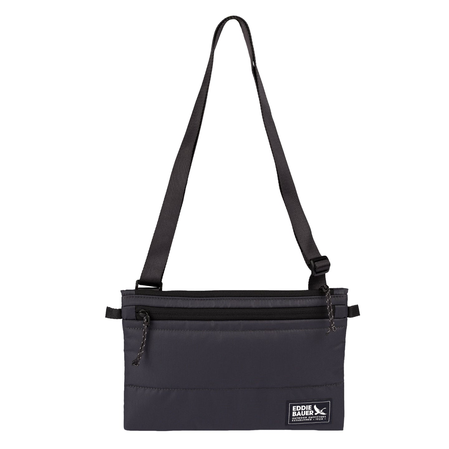 Ripstop Puffer Crossbody-Carbon-5