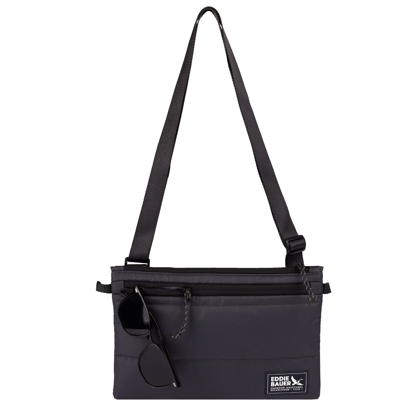 Ripstop Puffer Crossbody-Carbon-7
