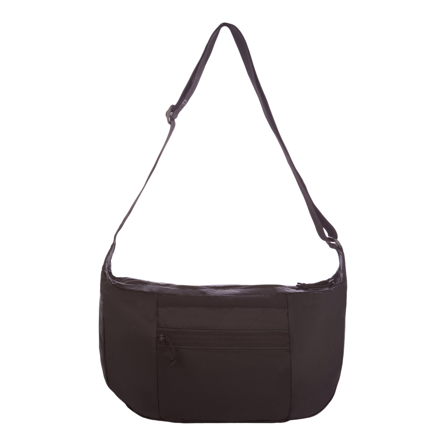 Ripstop Crossbody Crescent Sling-Black-3