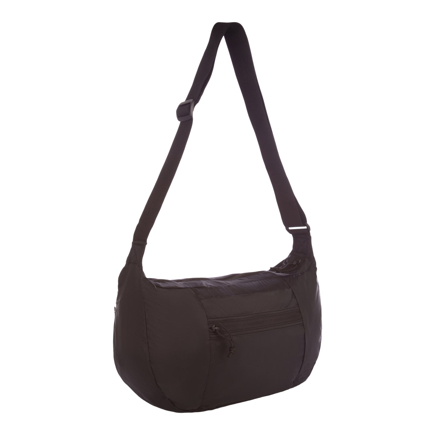 Ripstop Crossbody Crescent Sling-Black-4