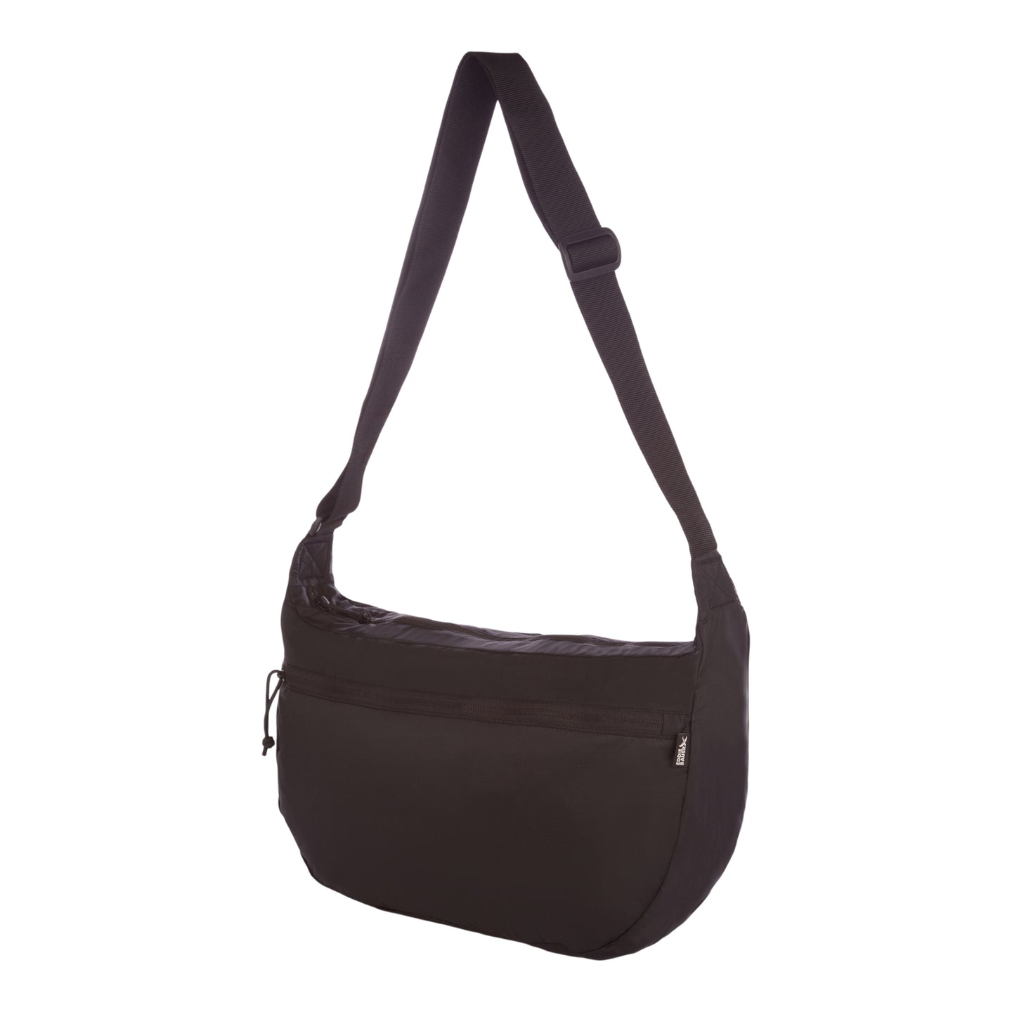 Ripstop Crossbody Crescent Sling-Black-5