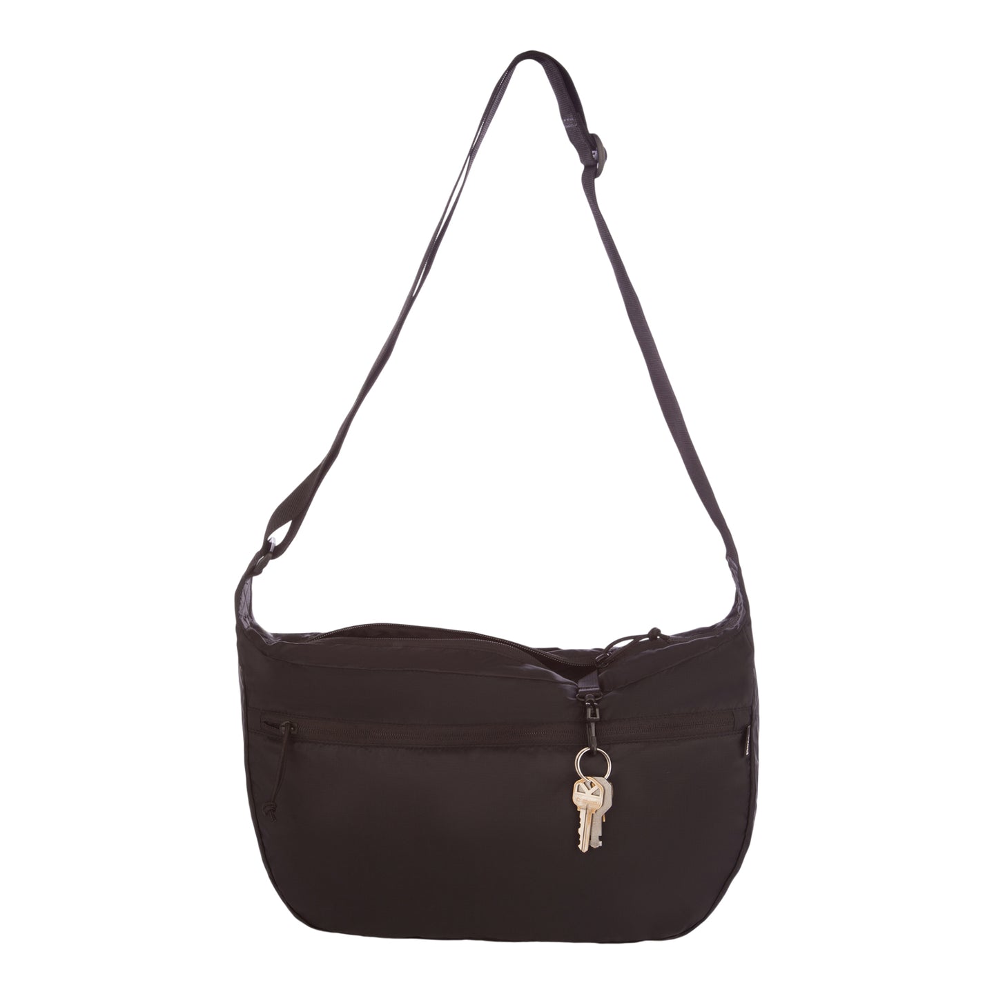 Ripstop Crossbody Crescent Sling-Black-8
