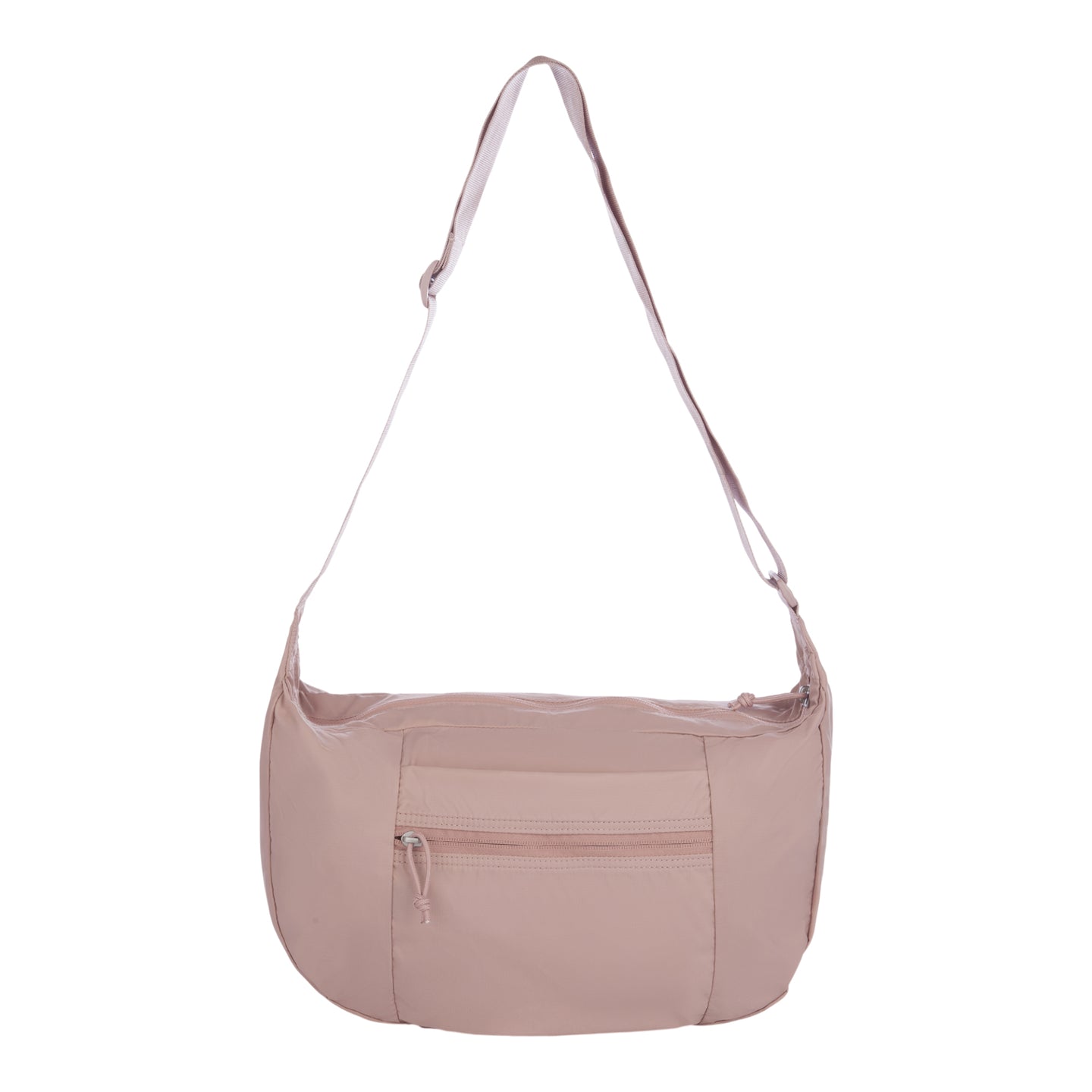 Ripstop Crossbody Crescent Sling-Light Plum-19