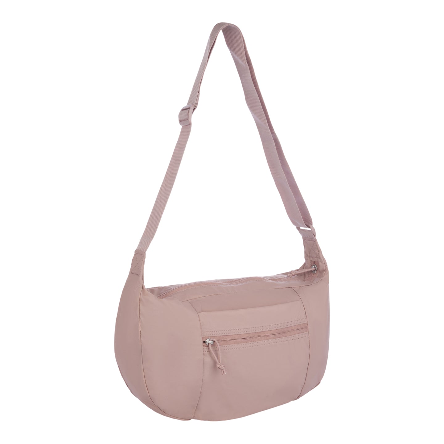 Ripstop Crossbody Crescent Sling-Light Plum-20