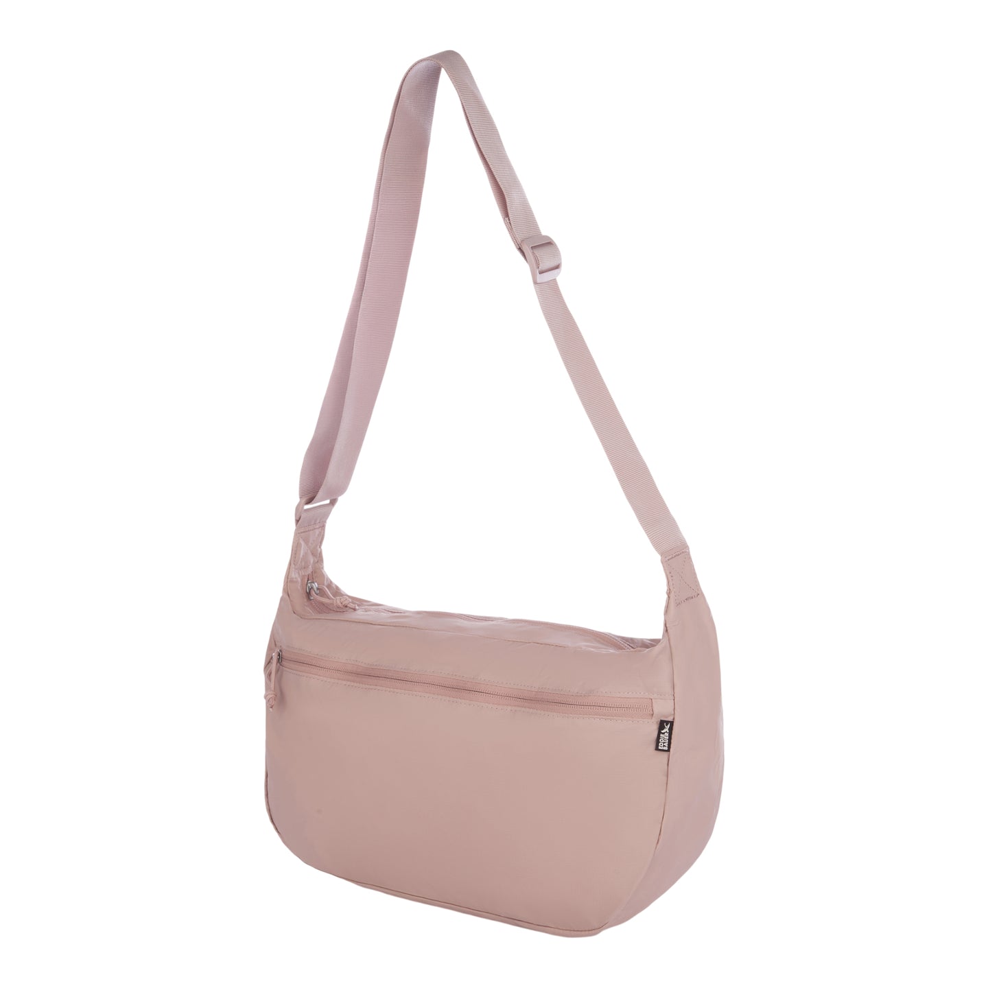 Ripstop Crossbody Crescent Sling-Light Plum-21