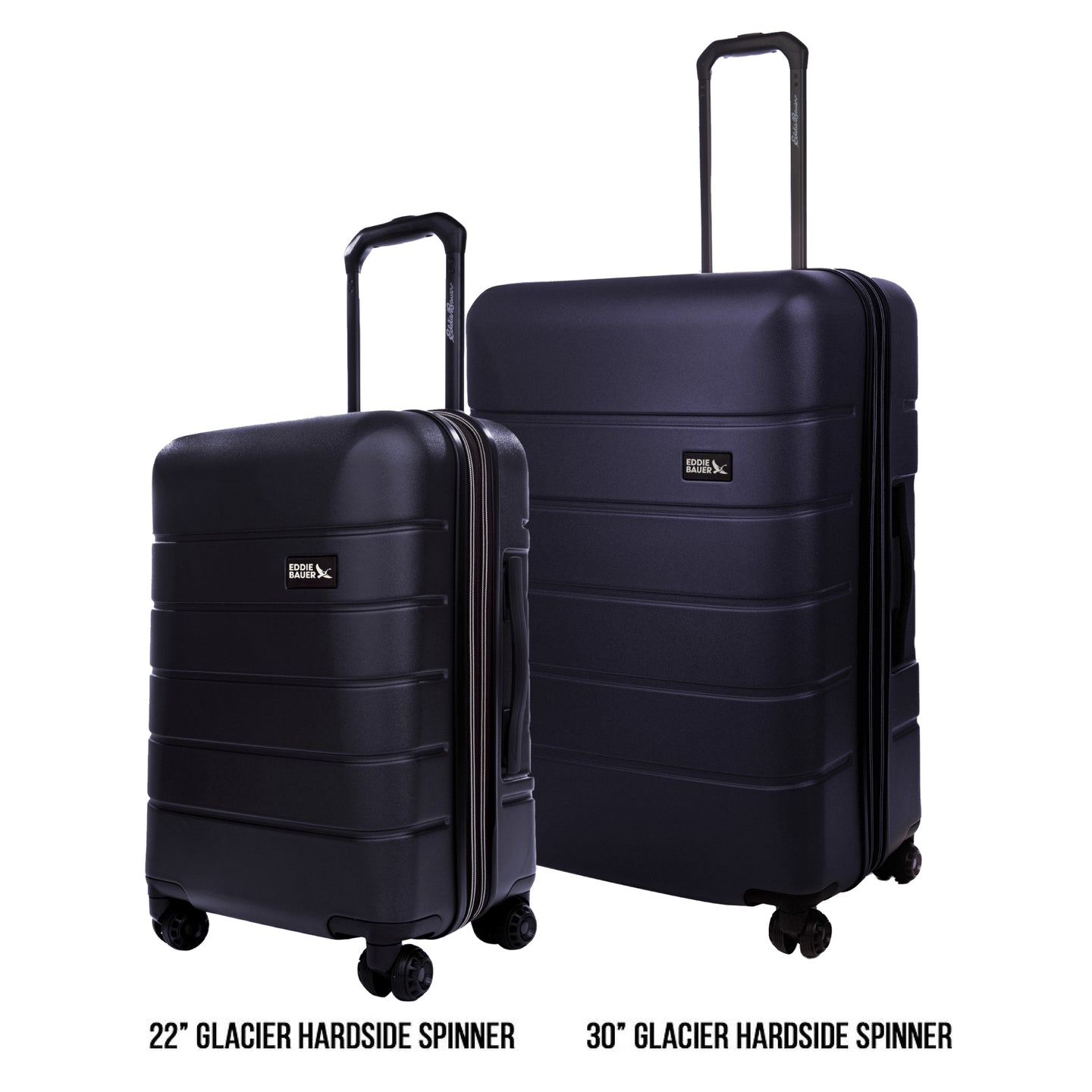 2 Pc Set Glacier Hardside Spinner (30" And 22")-Storm-6