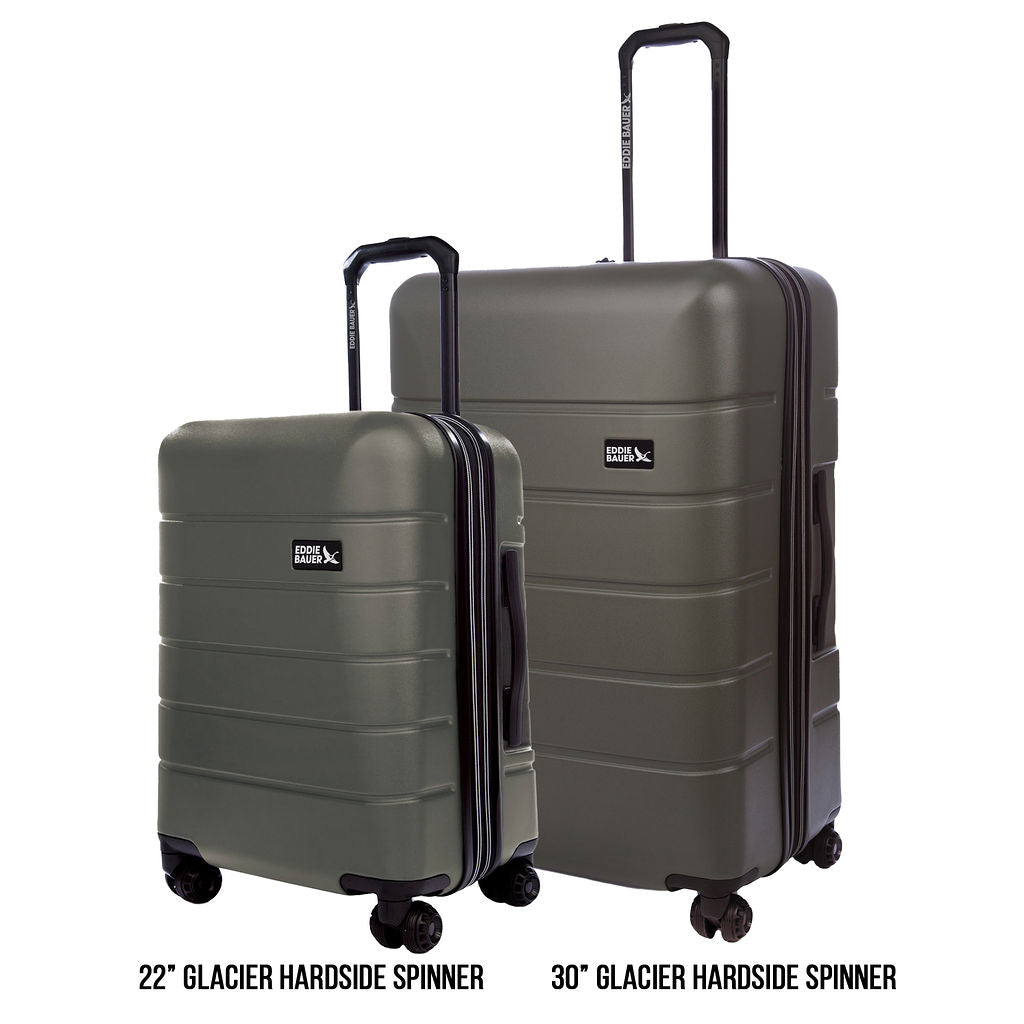 Eddie Bauer 2 Pc Set Glacier Hardside Spinner (30