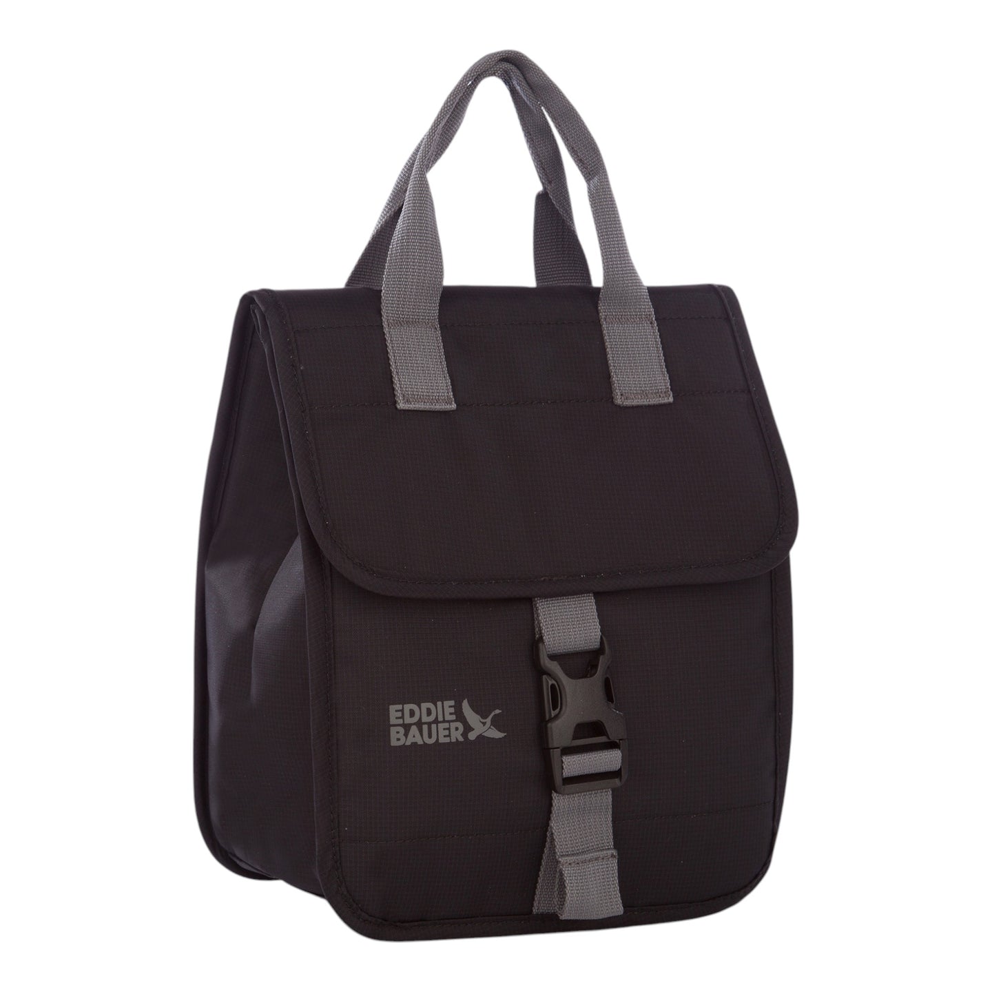 Fold-Over Lunch Bag-Black-2