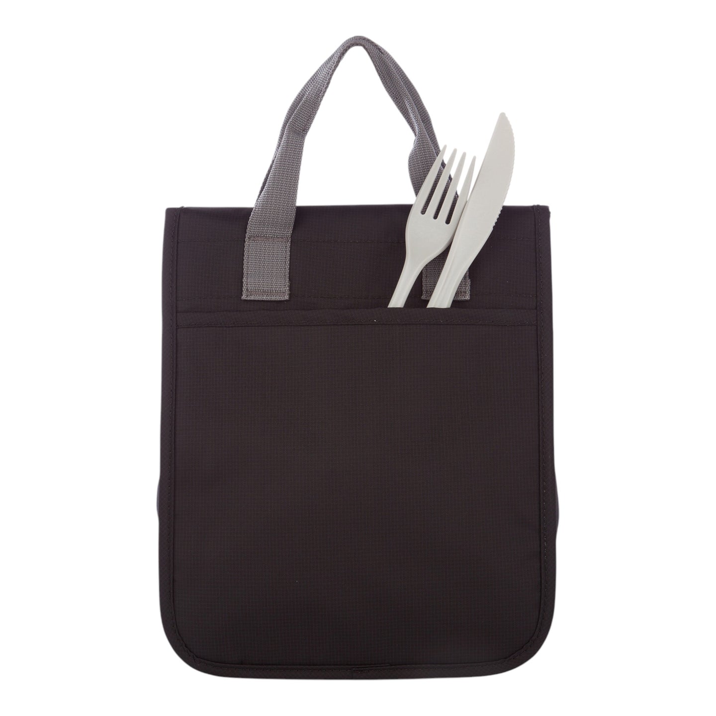 Fold-Over Lunch Bag-Black-3