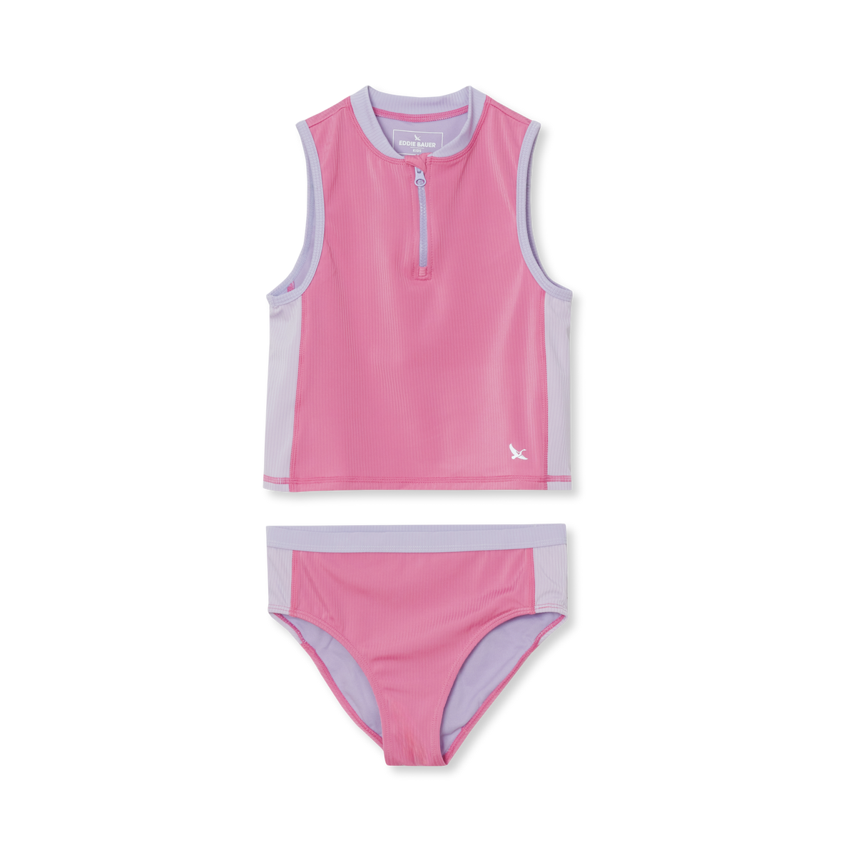 Girls Sea Spray 2 PC Ribbed Tankini
