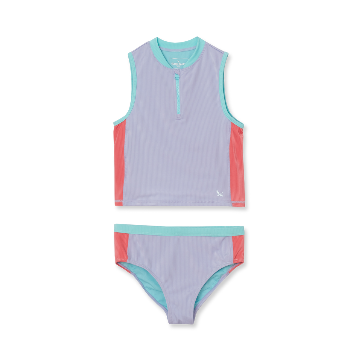 Girls Sea Spray 2 PC Ribbed Tankini