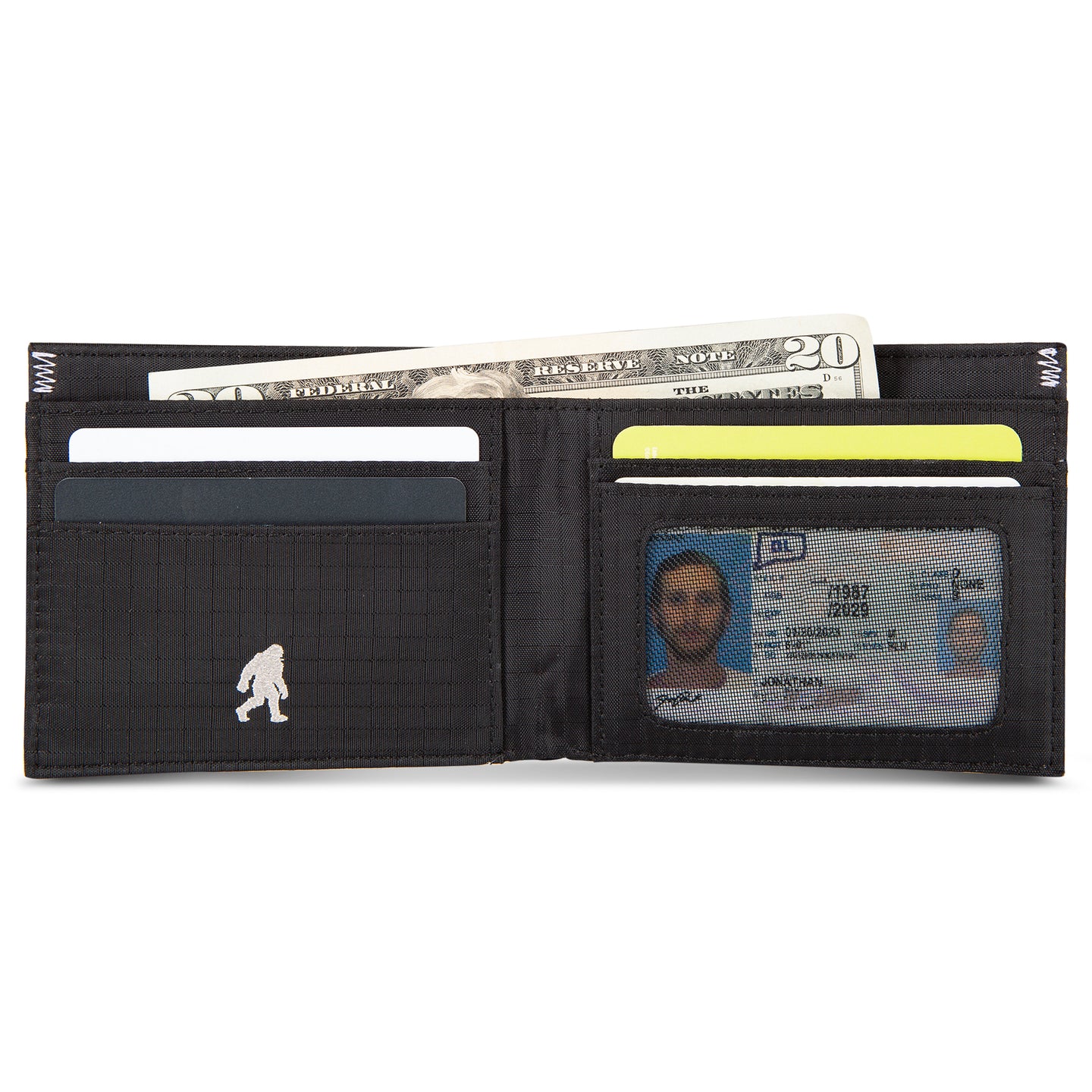 Companion Ripstop Nylon Bifold Wallet-Black-9