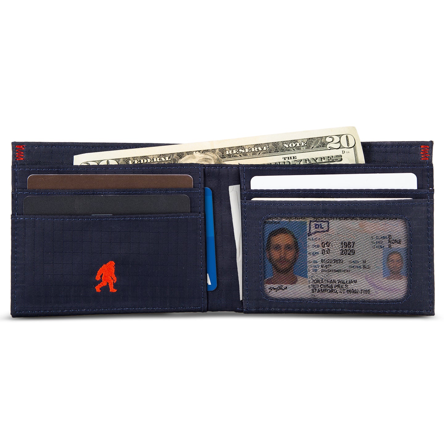 Companion Ripstop Nylon Bifold Wallet-Black-10