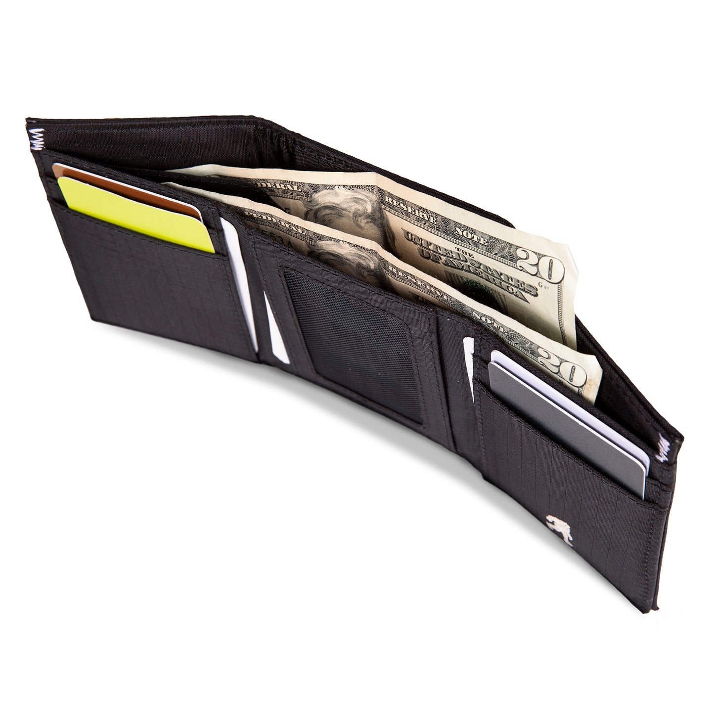 Companion Ripstop Nylon Trifold Wallet-Black-17