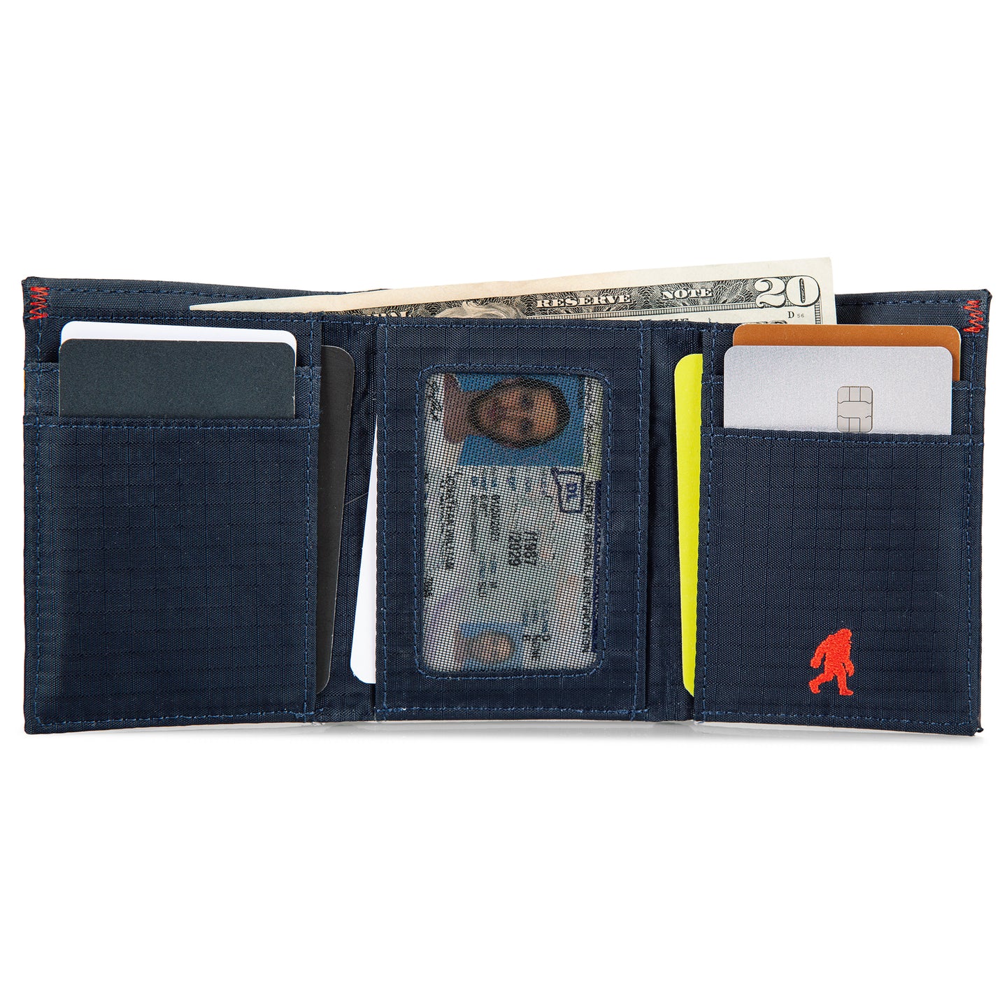 Companion Ripstop Nylon Trifold Wallet-Black-10