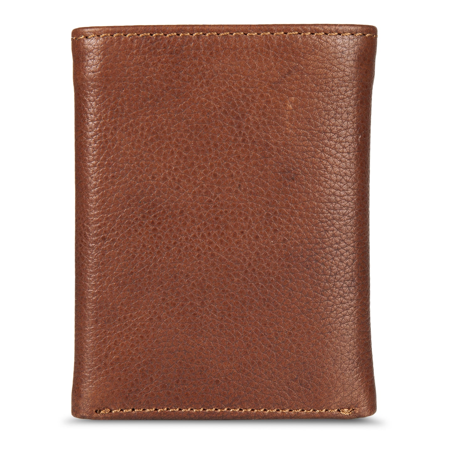 Eb Signature Logo Leather Trifold Wallet-Black-7