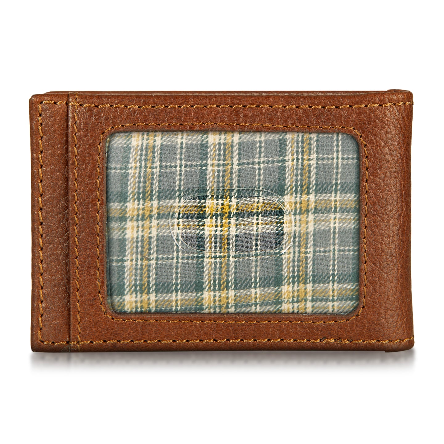 Eb Signature Logo Leather Bifold With Money Clip Wallet-Black-6