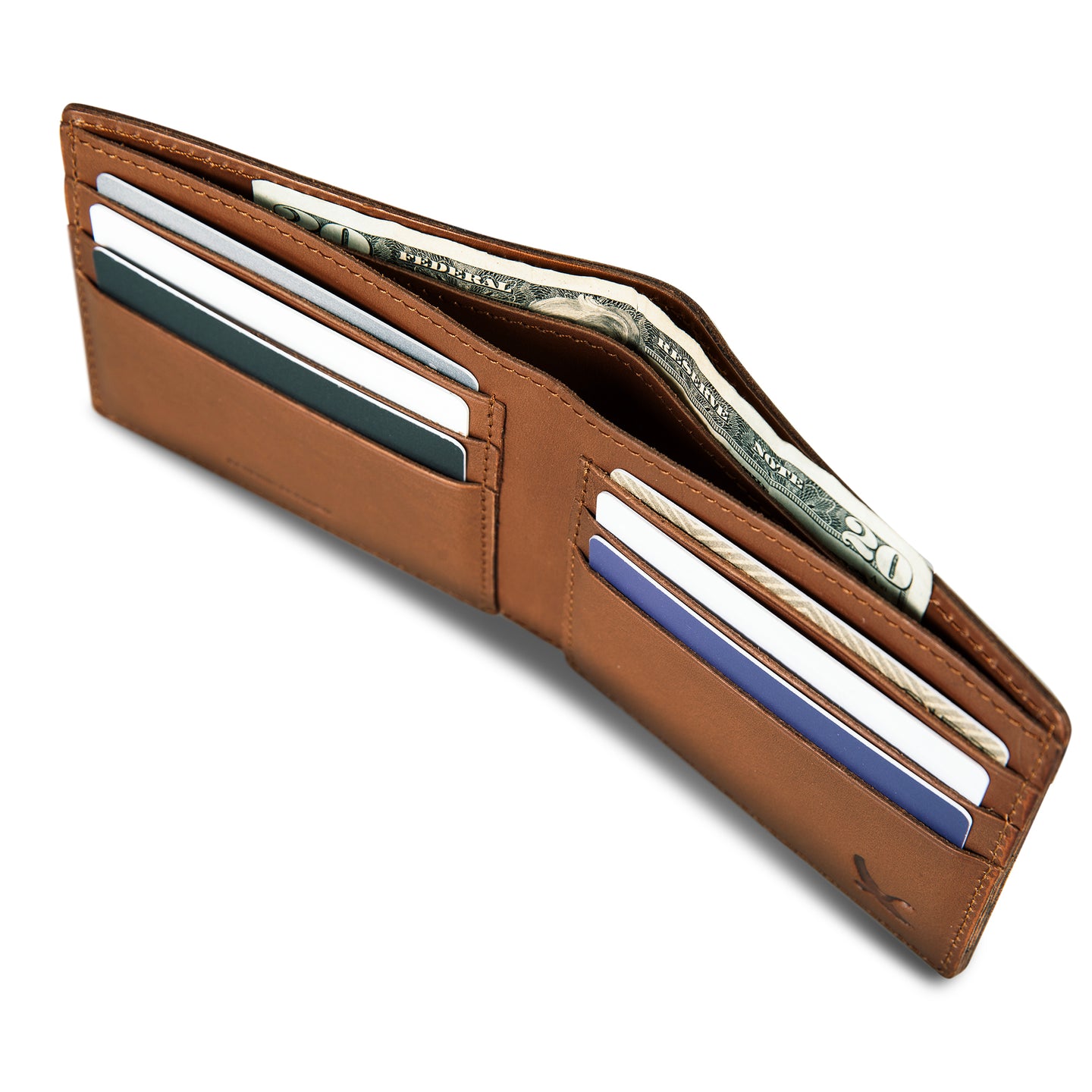 Eb Outdoor Leather Bifold Wallet-Brown-5