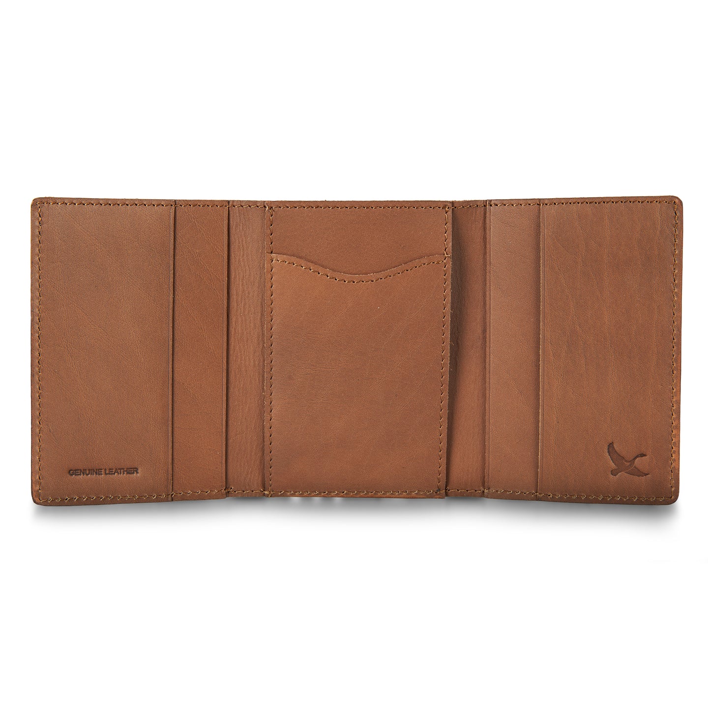 Eb Outdoor Leather Trifold Wallet-Brown-4