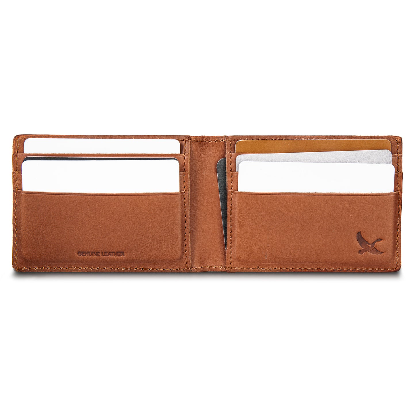 Eb Outdoor Leather Front Pocket Wallet-Brown-5