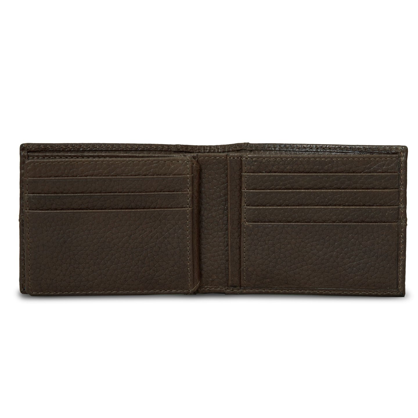 Extra Capacity Rugged Leather Bifold With Flip Id-Black-13